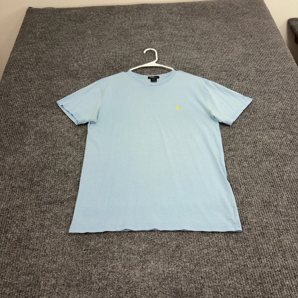 Polo Ralph Lauren T Shirt Boys XL Blue Cotton Short Sleeve Crew Neck Preppy